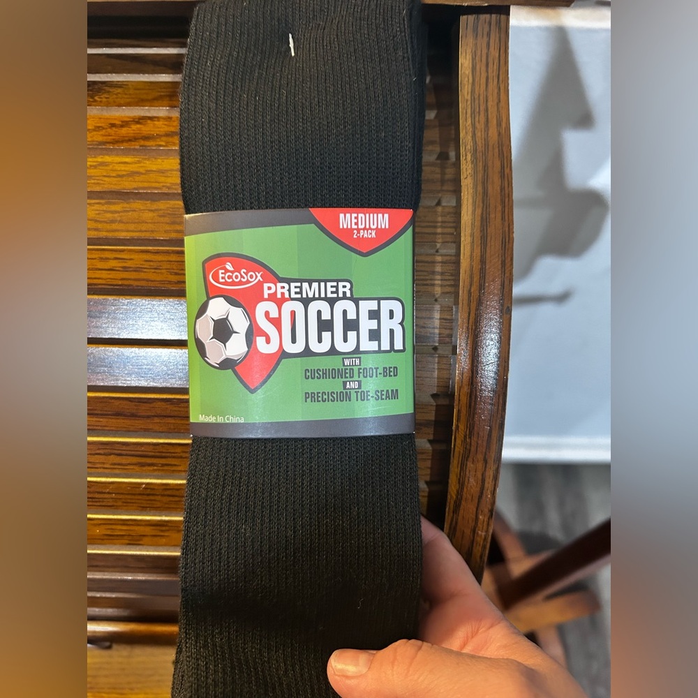 Kids Black Premier Soccer Socks